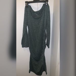 Green maternity dress
